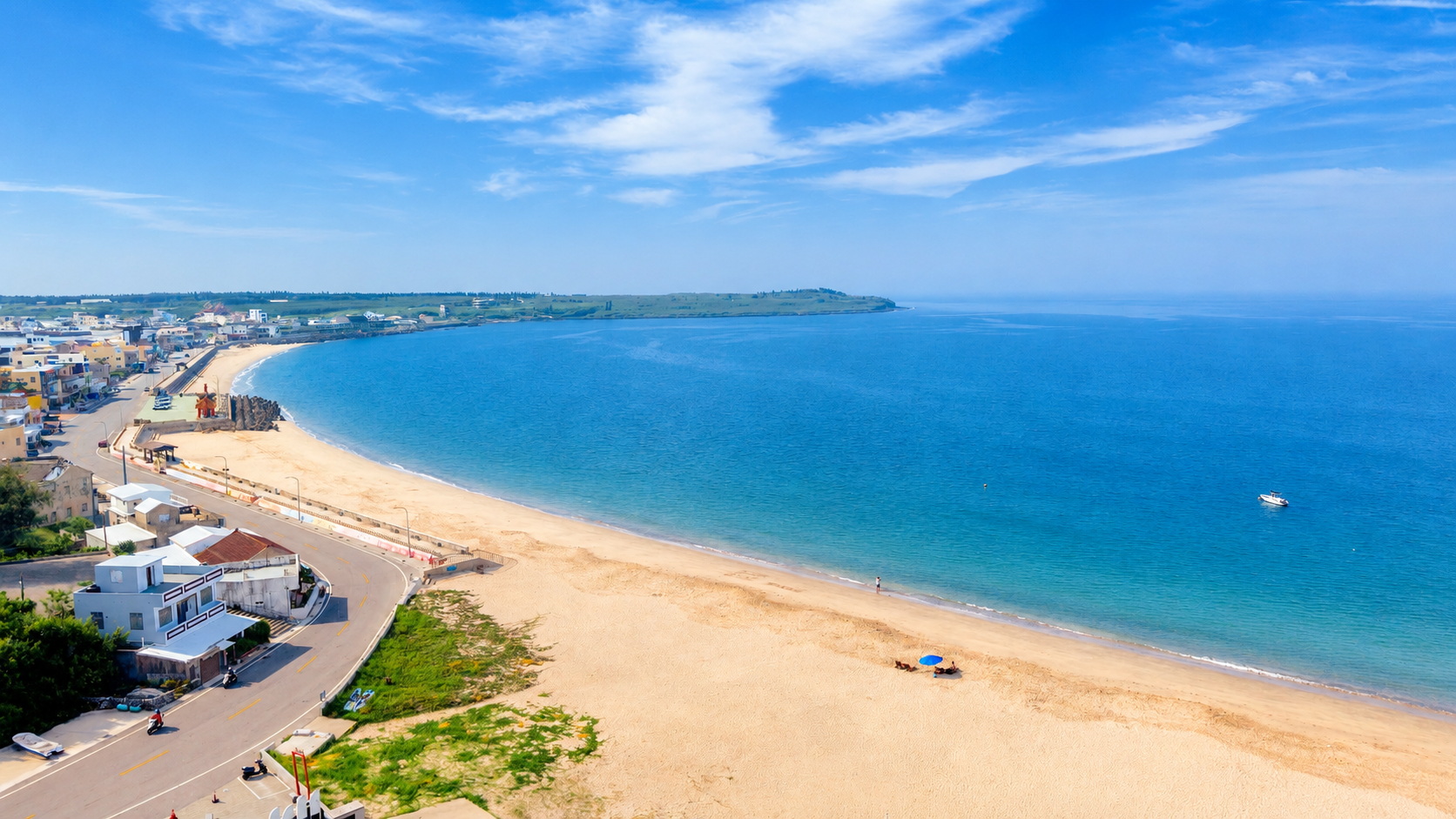 The southern shore — once a working beach for seine fishermen.